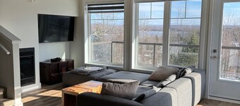 Lake view lux condo beside Deerhurst/ski/golf/lake