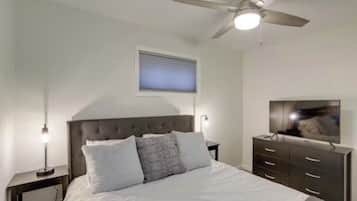 3 quartos, ferros/tábuas de passar roupa, Wi-Fi, roupa de cama