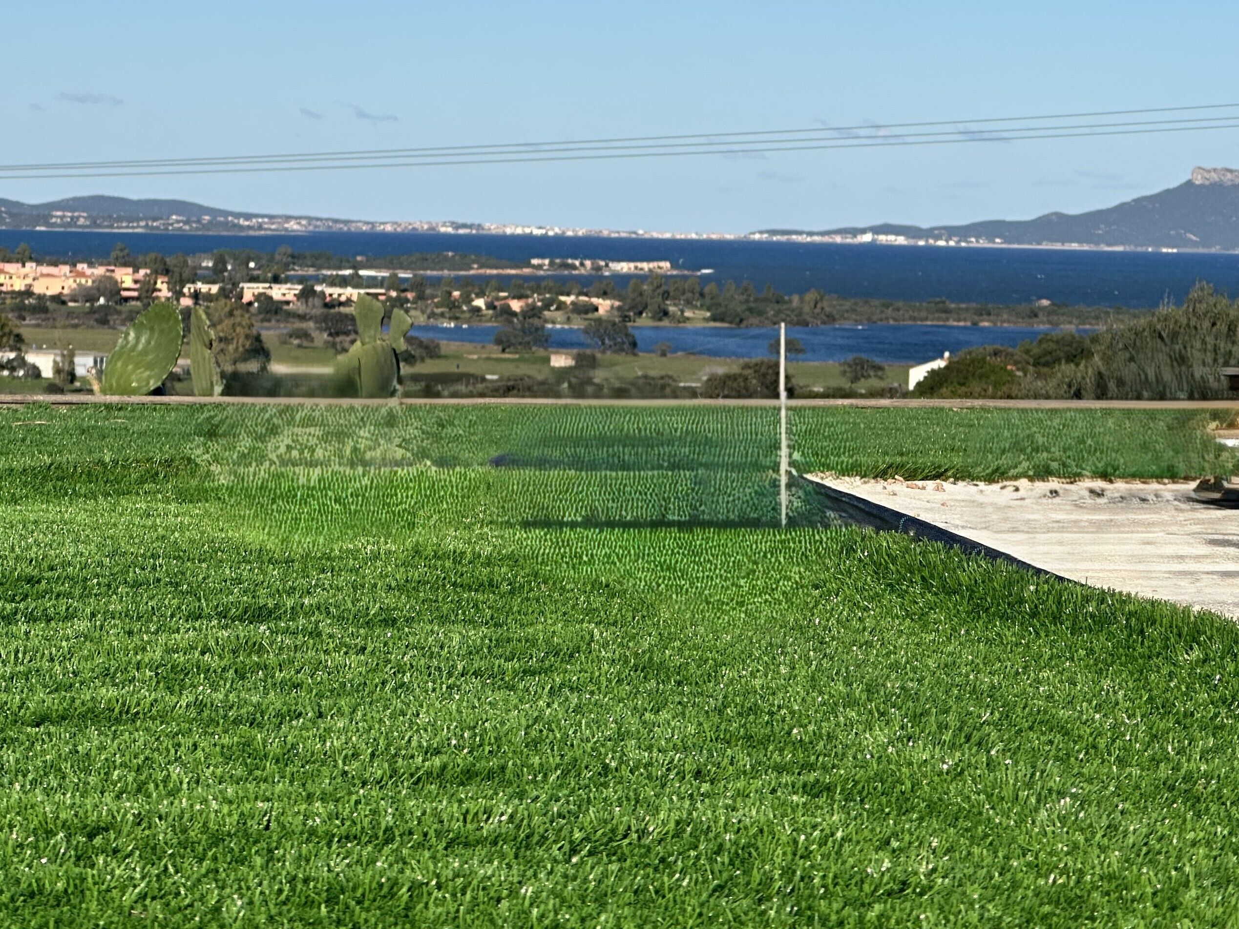 Blick von der Unterkunft