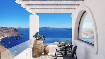 Suite Deluxe, vista mare | Vista balcone