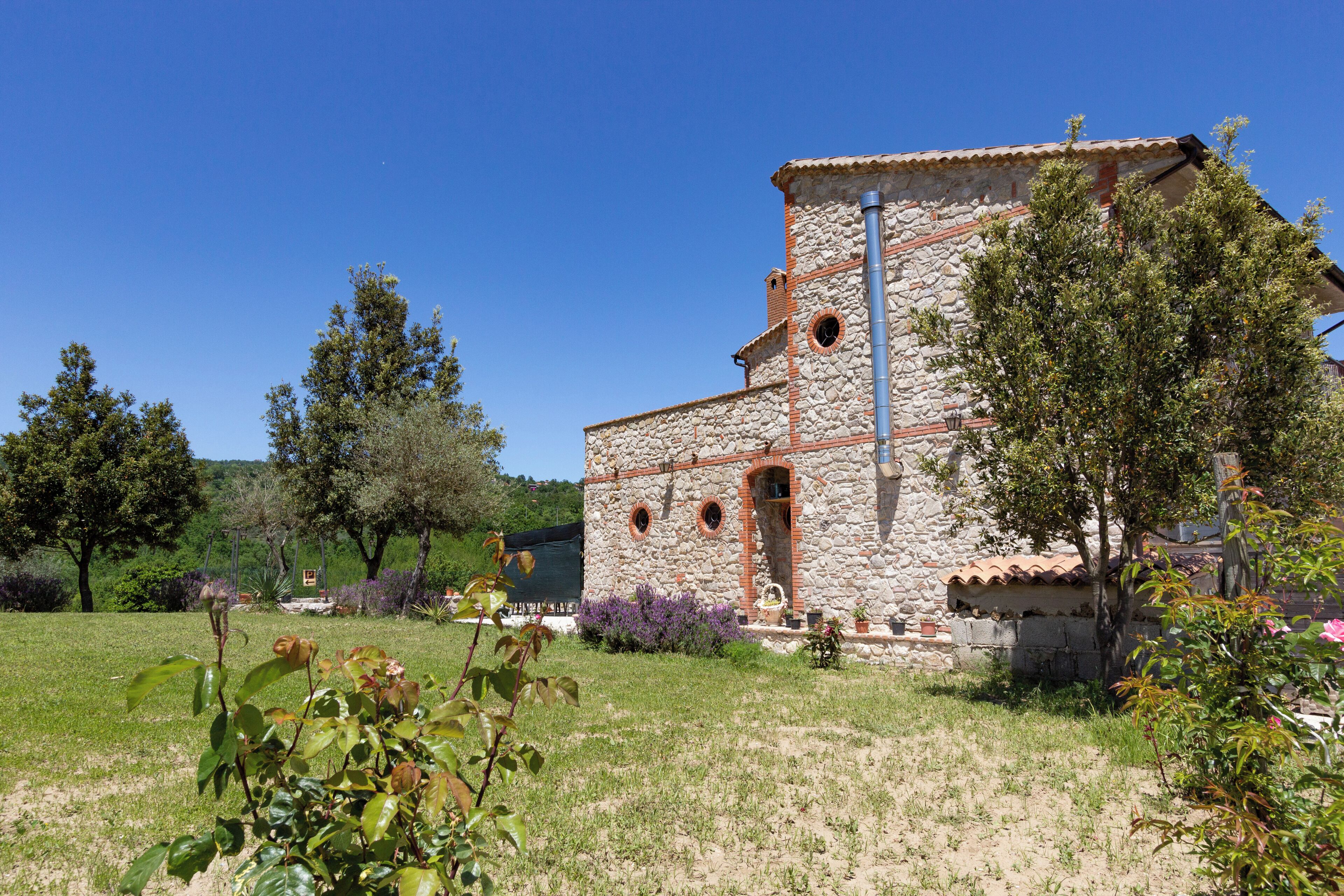 Blick von der Unterkunft