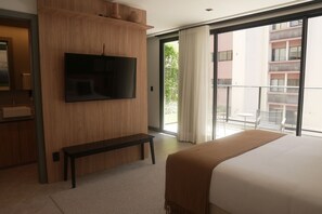 Internet, bed sheets - Apto com sacada 39m² - Com varanda e confortável (Florianópolis)