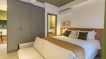 Acesso à internet, roupa de cama