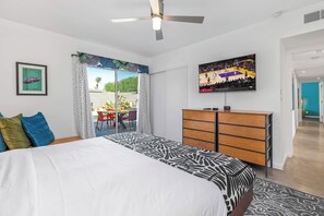 3 bedrooms, iron/ironing board, travel crib, free WiFi