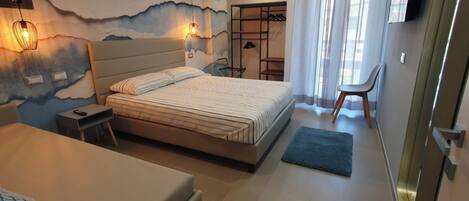 1 bedroom, travel crib, free WiFi, bed sheets