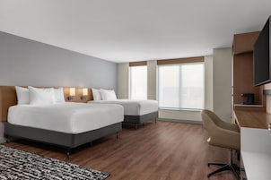 Room, Multiple Beds, Roll-in Shower | Premium bedding, memory foam beds, minibar, in-room safe
