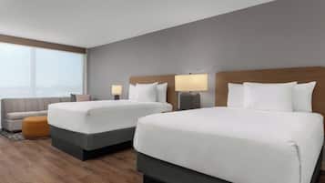 Studio Suite, 2 Queen Beds | Memory-foam beds, in-room safe, desk, laptop workspace
