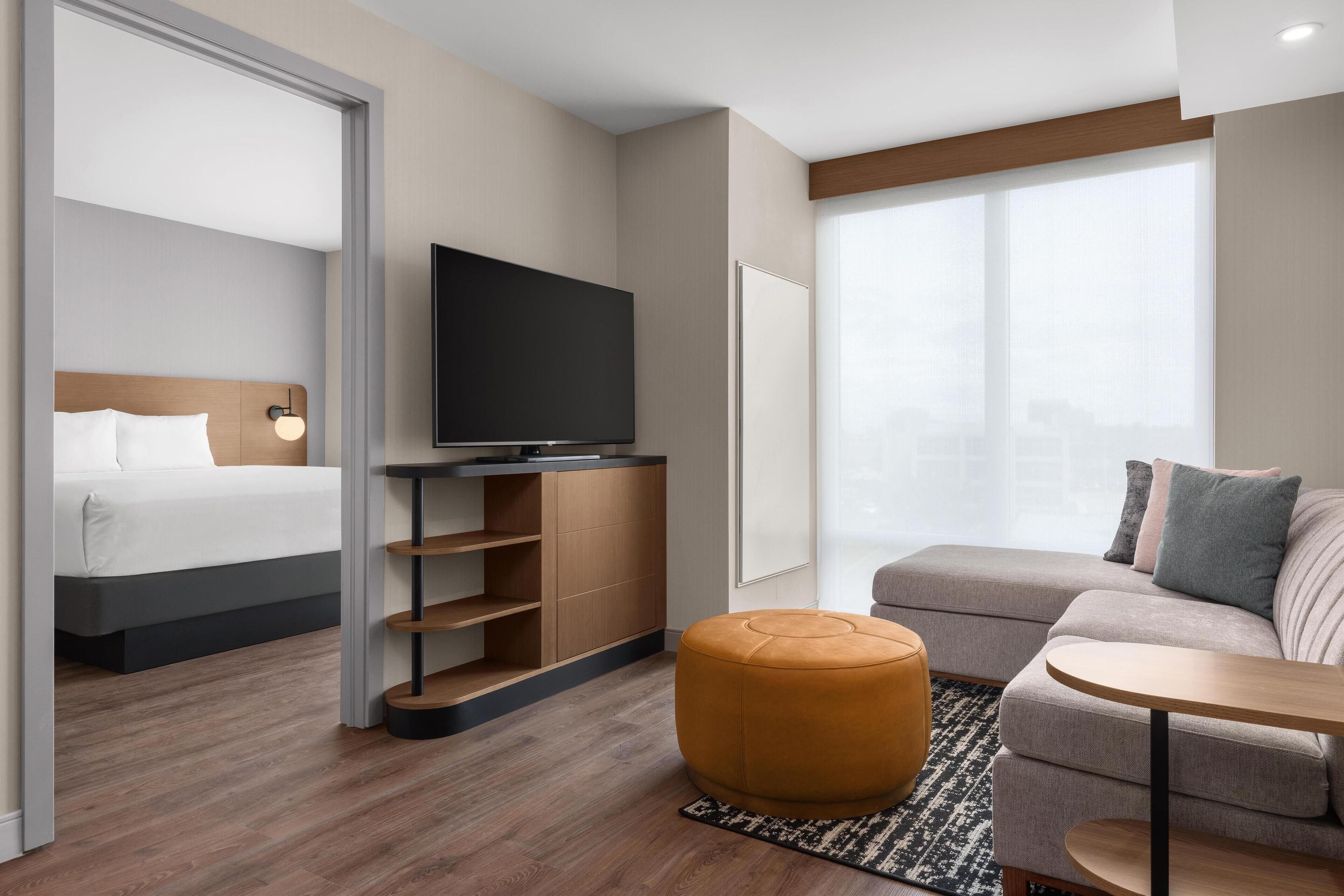 Memory foam beds, minibar, in-room safe, desk