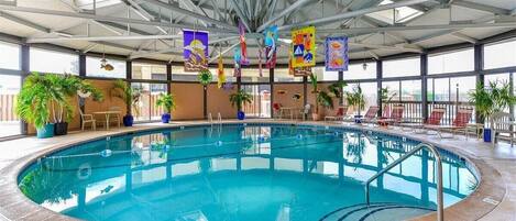 Indoor pool, a heated pool