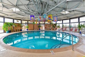 Indoor pool, a heated pool