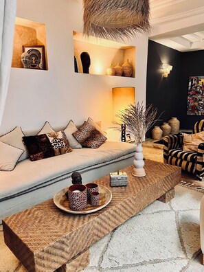 Sitteområde i lobbyen