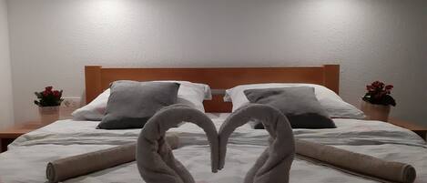 2 bedrooms, iron/ironing board, travel crib, WiFi