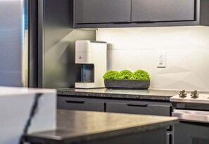 Fridge, microwave, oven, stovetop - Twin Lake Retreats: Kingfisher & Wild Orchid (Hot Springs)