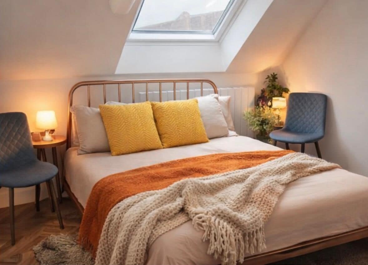 Studio – superior, eget bad | Skrivebord, wi-fi (inkludert) og sengetøy