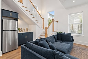 Spacious Living Room with Coastal Comfort