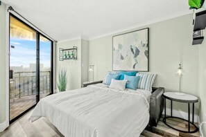 1 غرفة نوم ومكتب ومكواة/لوح كي وواي فاي مجانًا