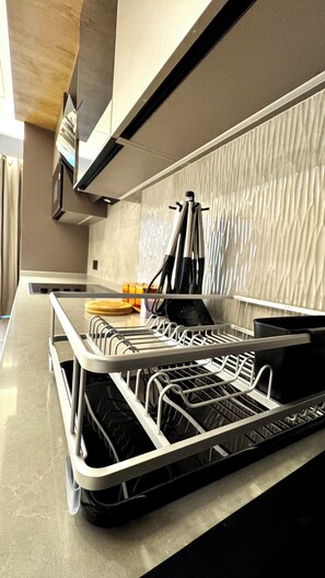 Private kitchen - Elite Luxury Suites at Diamond in City (Accra)