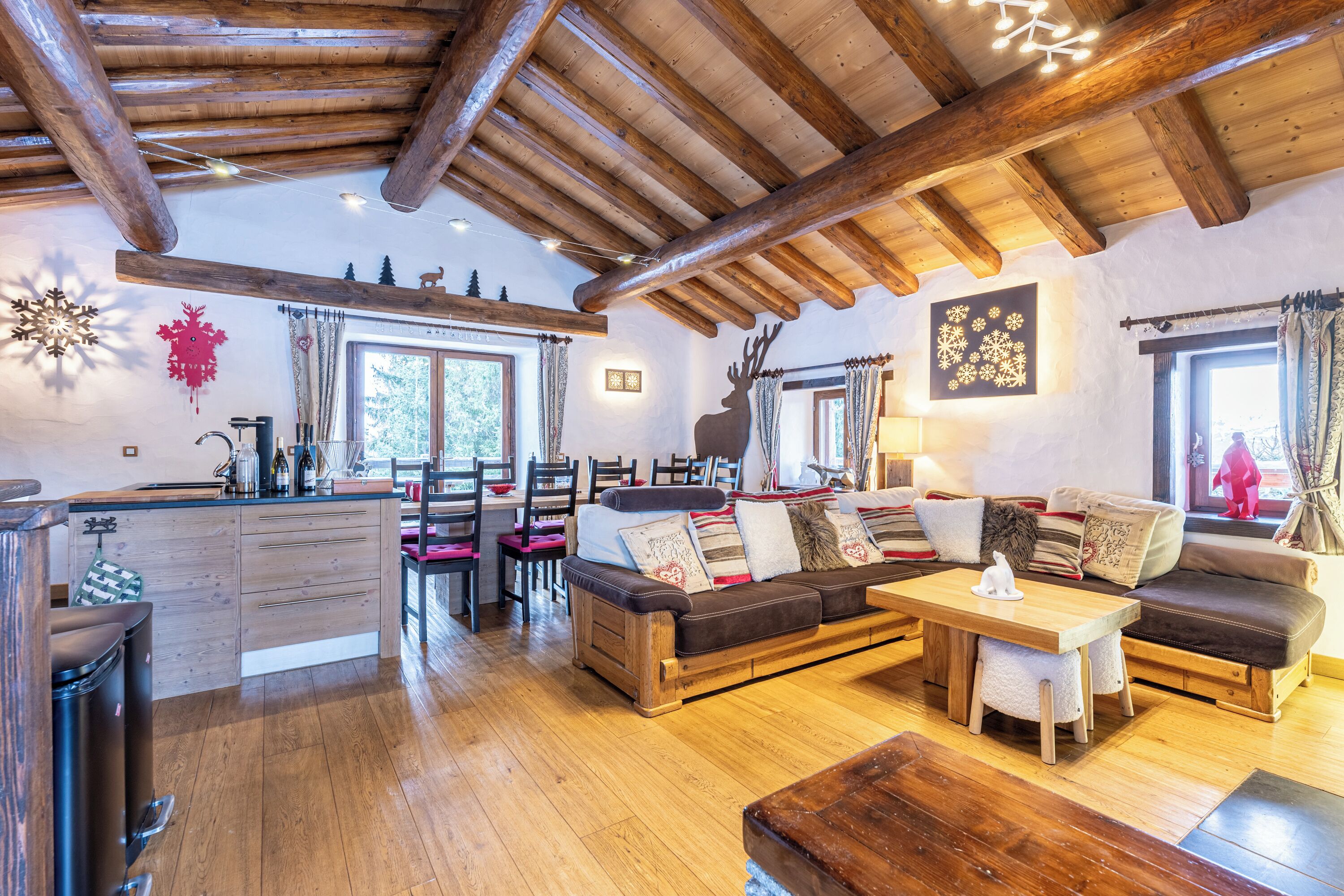 TV, fireplace, video games, DVD player