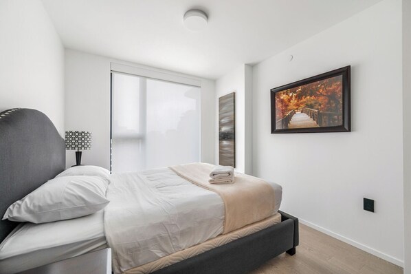 Apartemen Keluarga, 2 kamar tidur | 1 kamar tidur, setrika/meja setrika, dan Wi-Fi gratis