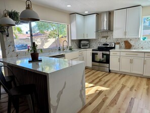 Kühlschrank, Ofen, Herdplatte, Geschirrspüler