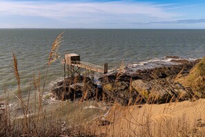 On the beach