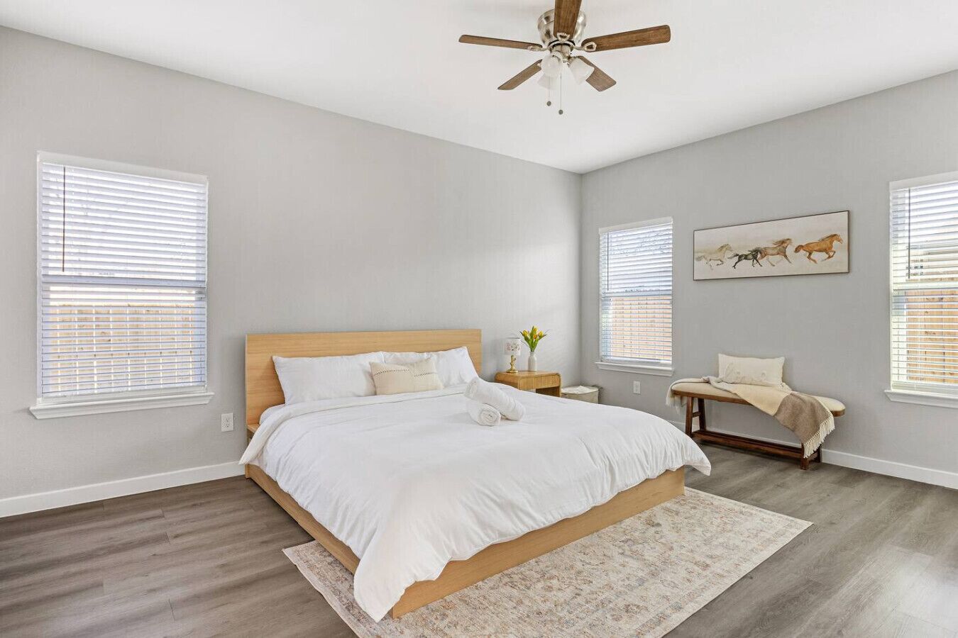 3 bedrooms, desk, iron/ironing board, WiFi