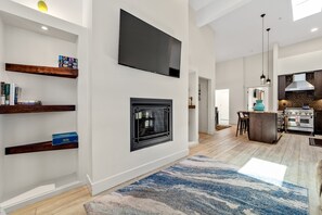 Interior - Beautiful apartments with fireplace, partial ocean views, washer/dryer, grill (Gold Beach)