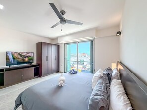 2 slaapkamers, een strijkplank/strijkijzer, gratis wifi, beddengoed
