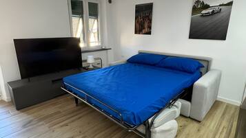 1 Schlafzimmer, Bügeleisen/Bügelbrett, kostenloses WLAN, Bettwäsche