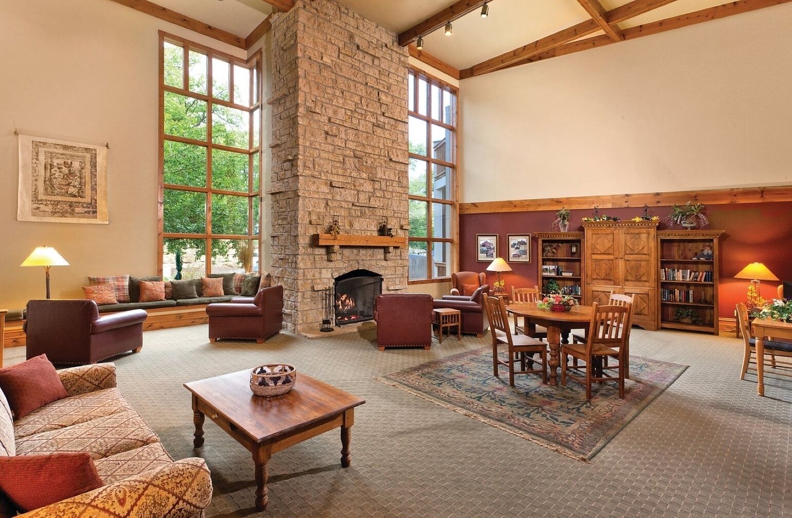 TV, fireplace, DVD player, table tennis