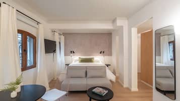 ห้องดีลักซ์สตูดิโอสวีท (102) | ห้องพักตกแต่งอย่างมีเอกลักษณ์, ตกแต่งพิเศษโดยเฉพาะ, ผ้าม่านกันแสง