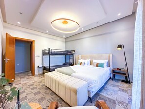Luxury Apartment, City View | 2 bedrooms, iron/ironing board, free WiFi - Downtown Gem - View of the old medina (Rabat)