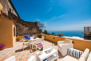 Outdoor dining - Estate4home - Chiesa Nuova Grande (Positano)