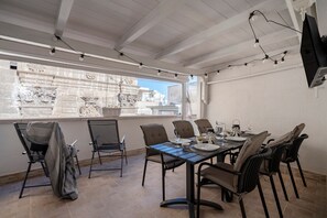 Dining - Studio 'Carolina 3' with Shared Terrace, Wi-Fi and Air Conditioning (Monopoli)