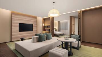 2 King 2 Bedroom Suite Courtyard Access | 1 bedroom, down comforters, desk, laptop workspace
