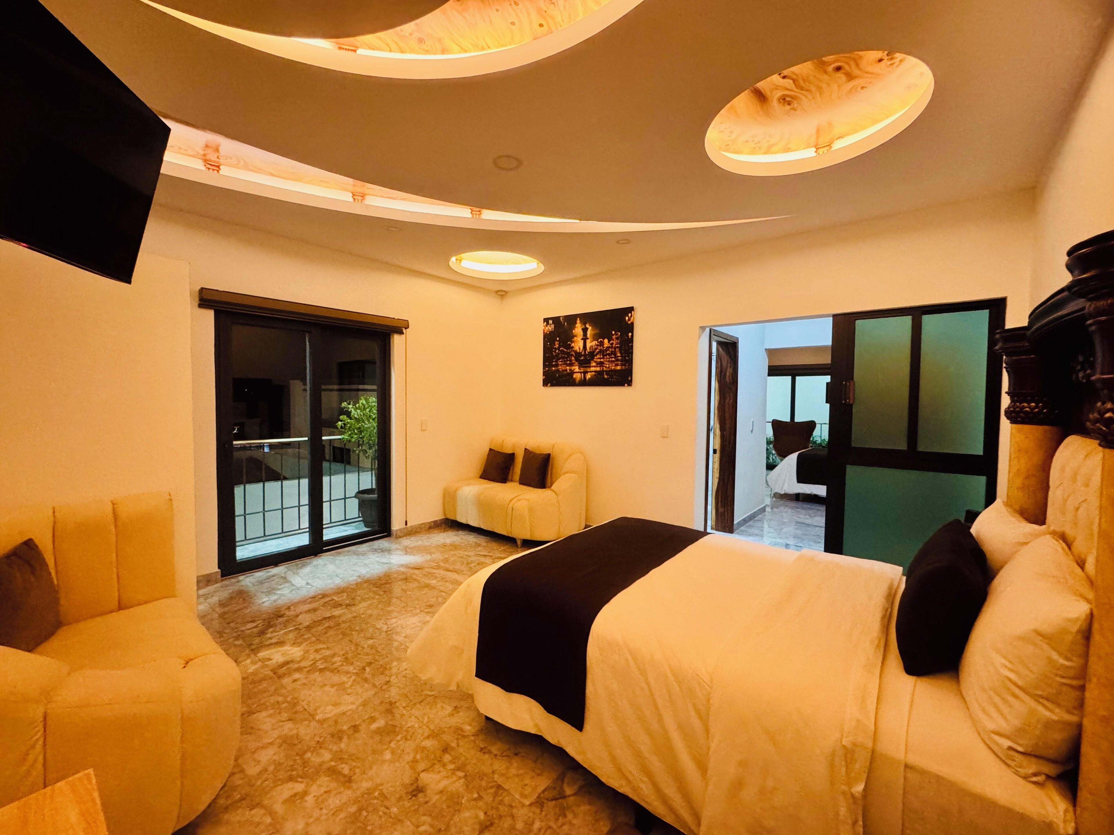Suite deluxe Doble Lorena | เครื่องนอนระดับพรีเมียม, ผ้านวมขนเป็ด, เตียง Select Comfort