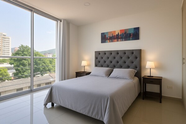 2 bedrooms, iron/ironing board, free WiFi, bed sheets