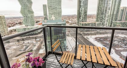 Luxurious 2BR/2BATH Condo- Steps from Square One