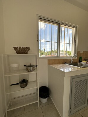 Apartment, 1 Schlafzimmer, Balkon, Stadtblick | Eigene Küche