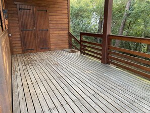 Terrace/patio - 187 - Ideal chalet for 10 people in Maubuisson (MAUBUISSON)