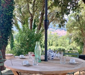 Opções para refeição ao ar livre