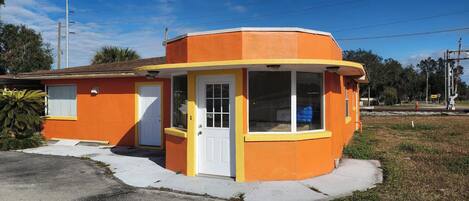 Façade de l’hébergement