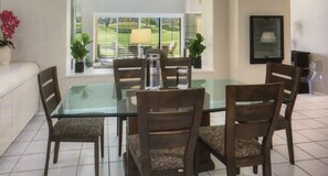 Dining - Spectacular view at PGAWest 3-bedroom home on Stadium golf course #16 (La Quinta)