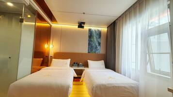 Superior Twin Room | Memory foam beds, free minibar, individually decorated, desk