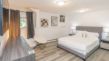 2 slaapkamers, een strijkplank/strijkijzer, wifi, beddengoed