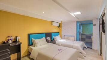 Comfort tweepersoonskamer | Individueel gedecoreerd, gratis wifi, beddengoed
