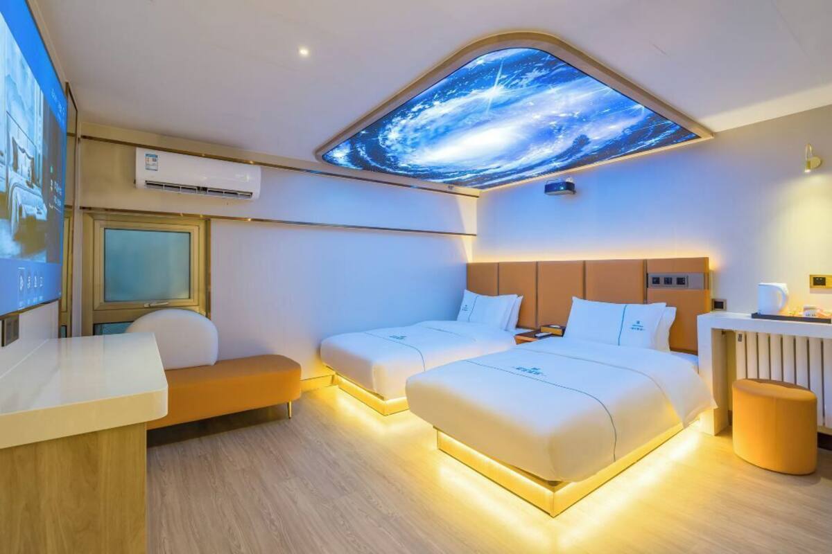 Chambre avec lits jumeaux, 2 lits une place | Literie de qualité supérieure, articles gratuits dans le mini-bar