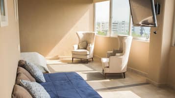 デラックス アパートメント | リビング エリア | テレビ