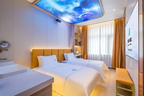 Premium bedding, individually decorated, free WiFi, bed sheets
