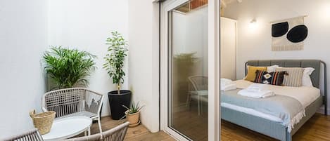 1 habitación, tabla de planchar con plancha y acceso a internet